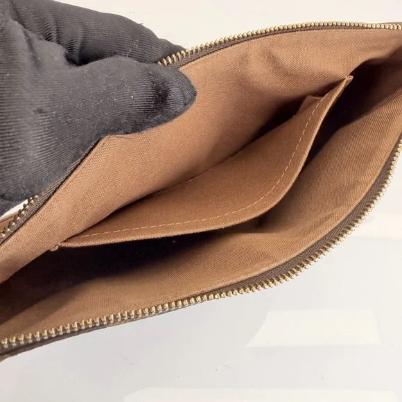 Louis Vuitton Brown Monogram Pochette Accessories Clutch Bag - Picture 13 of 16